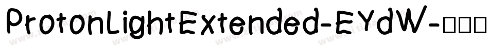 ProtonLightExtended-EYdW字体转换