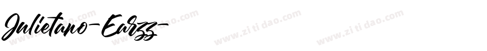 Julietano-Earzz字体转换