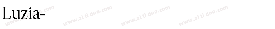 Luzia字体转换
