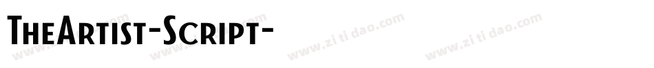 TheArtist-Script字体转换