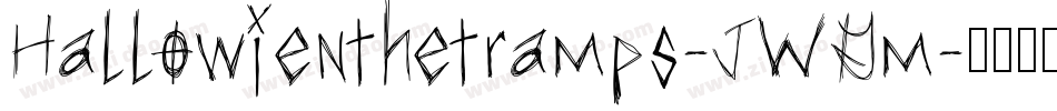 Hallowienthetramps-JWGm字体转换
