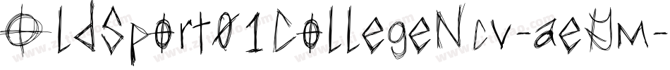 OldSport01CollegeNcv-aeGm字体转换