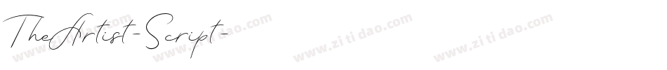 TheArtist-Script字体转换