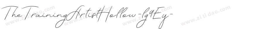 TheTrainingArtistHollow-lg9Ey字体转换 TheTrainingArtistHollow-lg9Ey字体转换