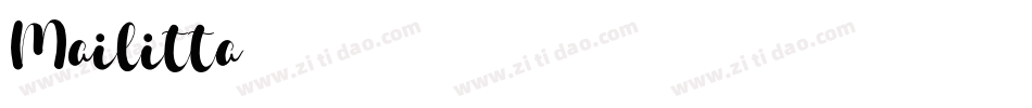 Mailitta字体转换