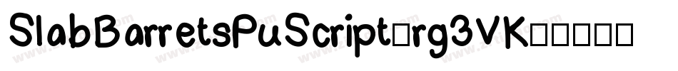 SlabBarretsPuScript-rg3VK字体转换