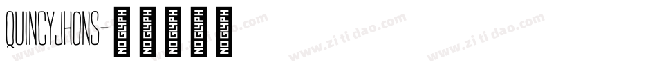 QuincyJhons字体转换