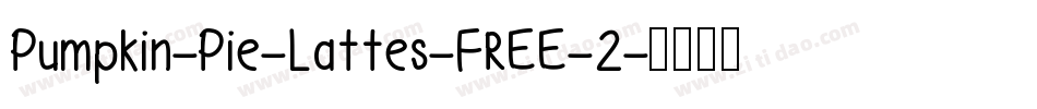 Pumpkin-Pie-Lattes-FREE-2字体转换