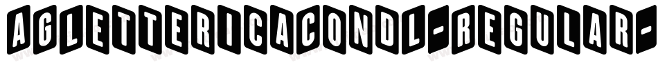 AGLettericaCondL-Regular字体转换