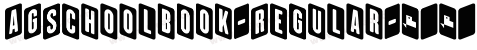 AGSchoolbook-Regular字体转换