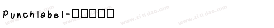 Punchlabel字体转换