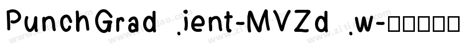 PunchGradient-MVZdw字体转换