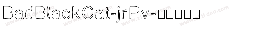 BadBlackCat-jrPv字体转换