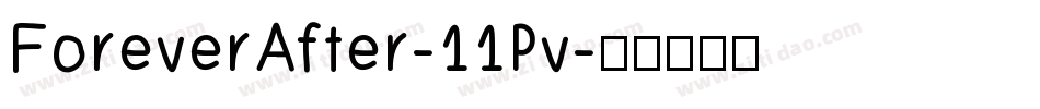 ForeverAfter-11Pv字体转换