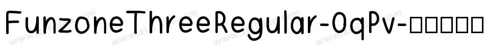 FunzoneThreeRegular-0qPv字体转换