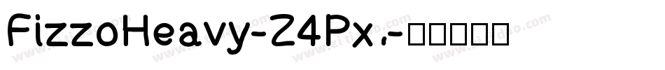 FizzoHeavy-Z4Px字体转换