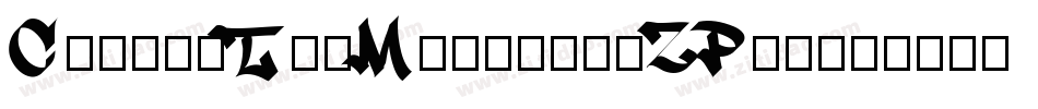 ChiselTipMarkers-ZPnz字体转换
