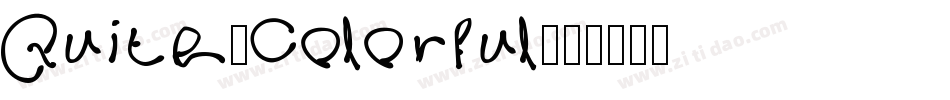 Quite-Colorful字体转换
