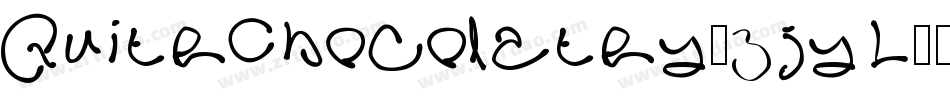 QuiteChocolatey-3jyL字体转换