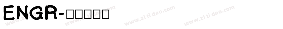 ENGR字体转换