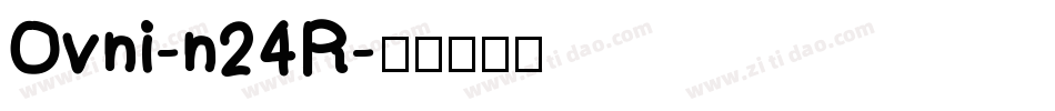 Ovni-n24R字体转换