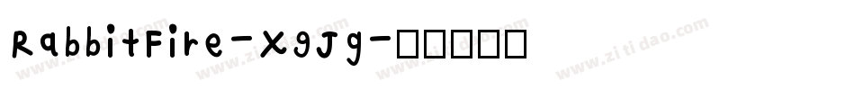 RabbitFire-X9Jg字体转换