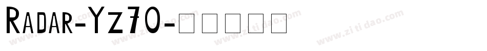 Radar-Yz7O字体转换