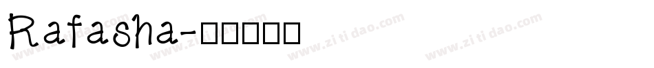 Rafasha字体转换