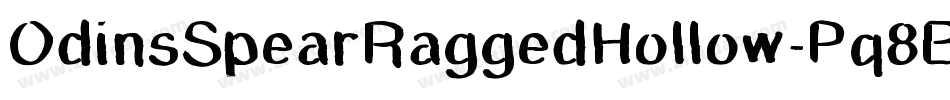 OdinsSpearRaggedHollow-Pq8B字体转换