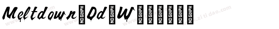 Meltdown-Dd4W字体转换