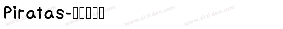 Piratas字体转换