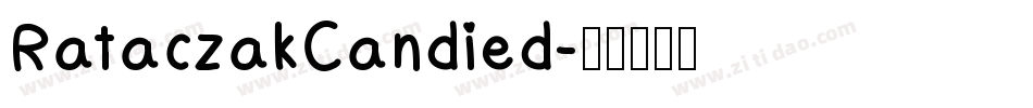 RataczakCandied字体转换