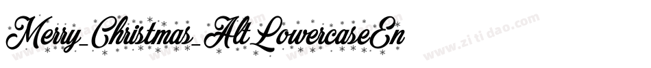 Merry_Christmas_AltLowercaseEnding-Regular字体转换