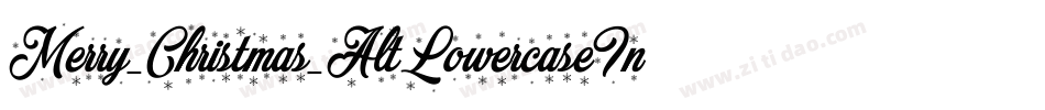 Merry_Christmas_AltLowercaseInitial-Regular字体转换
