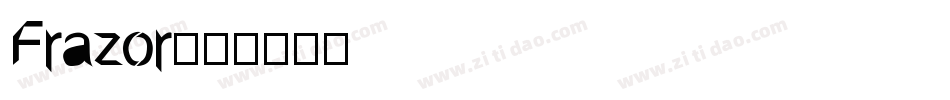 Frazor字体转换