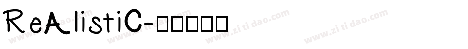 ReAlistiC字体转换