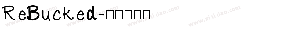 ReBucked字体转换