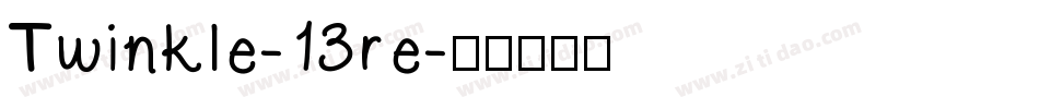 Twinkle-13re字体转换