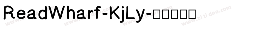 ReadWharf-KjLy字体转换