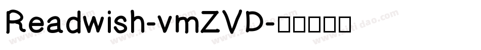 Readwish-vmZVD字体转换