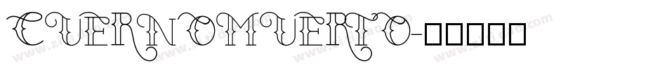 CUERNOMUERTO字体转换