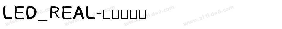LED_REAL字体转换