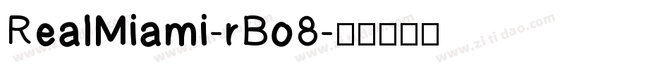 RealMiami-rBo8字体转换