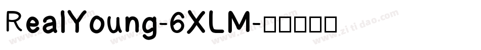 RealYoung-6XLM字体转换