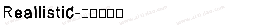 ReallistiC字体转换