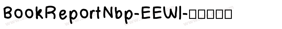 BookReportNbp-EEWl字体转换