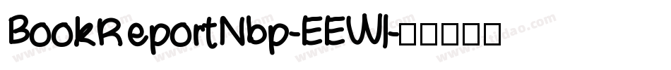 BookReportNbp-EEWl字体转换