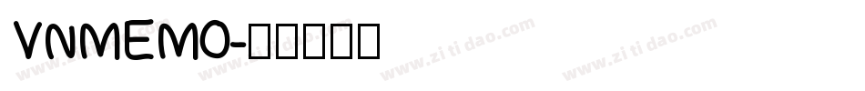 VNMEMO字体转换