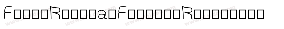 FontyRegularFonty-lRey字体转换