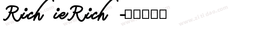 RichieRich字体转换